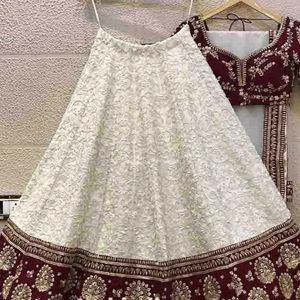 Burgundy Lehenga