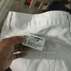 New Brand With Tag White Jeans