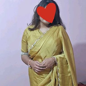 Saree With Readymade Blouse