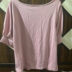 Shiny Pink Top With Freebie Of Your Choice