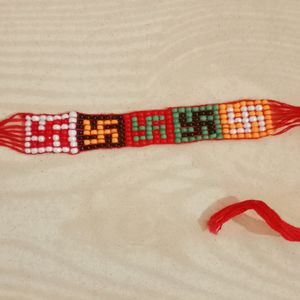 Fancy Multicolour Swastik Beads