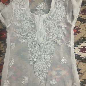 White Kurti