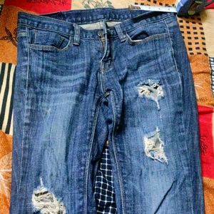 1/9 Blue Party Distressed Jeans👖