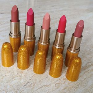 Mac Golden Bullet Lipsticks Set Of 5 😍