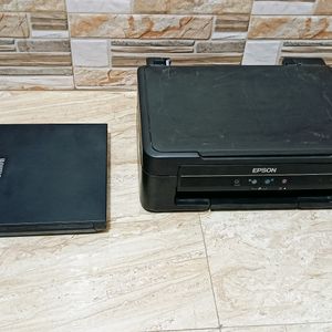Epson 220 Ink Tank Printer And Canon Lide 300