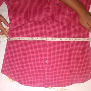 Red Check shirt Arrow Brand