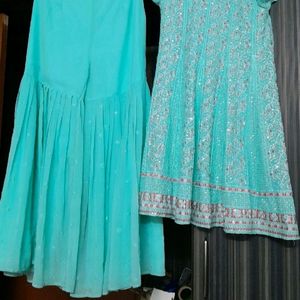 3 PC Set Top Bottom Sharara And Duppata