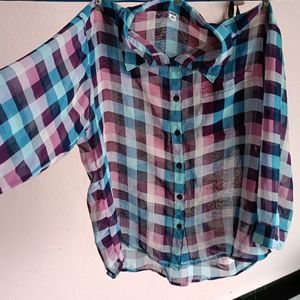 Checks Shirt For Women