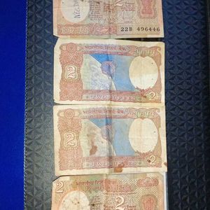 Cheap deal-Rarely Found 2 Rupees Notes-Sets Of 5