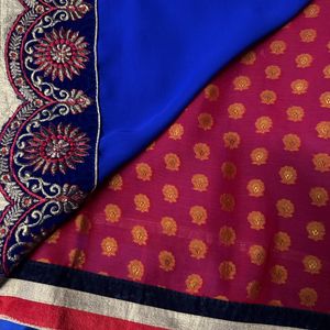 Aithentic Saree With Heavy Border