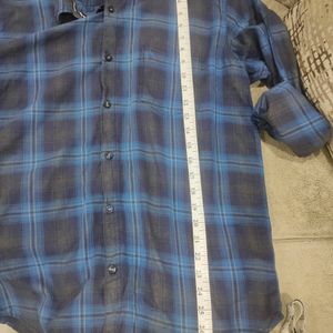 Citrus Flannel Like Checked Shirt