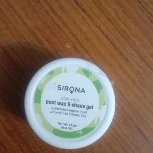 Combo Of Sirona Hair Removal Cream And Post Wax Gel