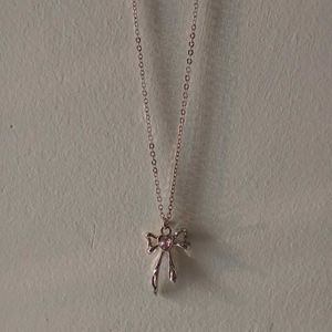 Pinterest Bow Necklace