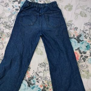 Wide Leg Denim Jeans