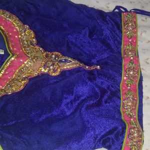 Parrot Green Lehnga Choli