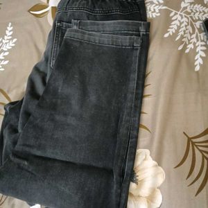 Tokyo Talkies Straight Fit Black Jeans