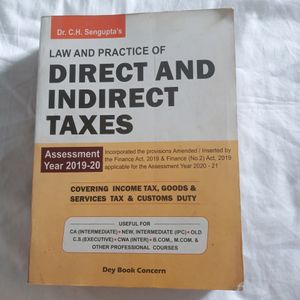 Direct And Indirect Taxes BOOK