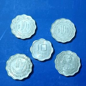 10 Paisa Coins