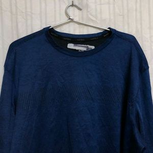 Matrix Blue Long Sleeve T Shirt