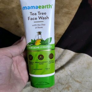 Mamaearth Tee Tree Face Wash Unsealed But It's New