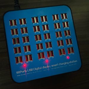 60 Ports USB Smart Charging Station