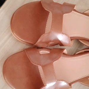 Basic Brown Sling Back Flat