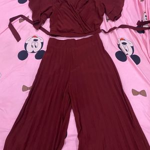 Maroon Jumpsuit For Women