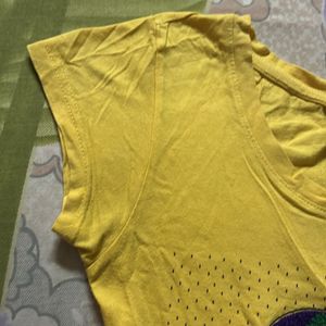 Rainy Heart Yellow Top