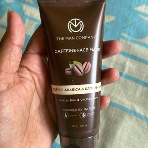 The Man Company Caffeine Face Mask