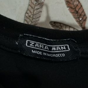 ZARA Original 🚀 BLACK OVERSIZE T SHIRT 🖤✨