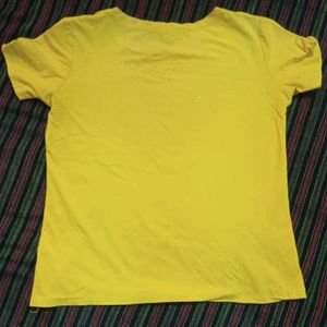 Lemon Yellow Tishirt Woman