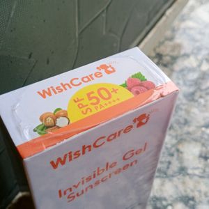 Wishcare Invisible Gel Sunscreen + Free Pouch 🌟