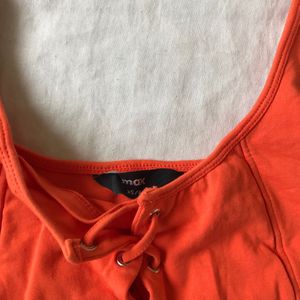 Orange Crop Top