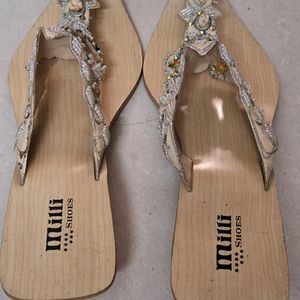 Embroidered Chappal Size 9.5 Inches