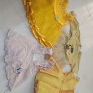 4set Of Baby Girl Good Dress's