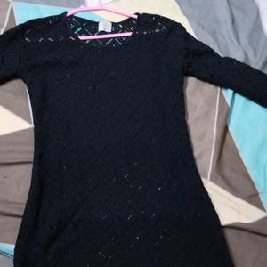 net new black kurti