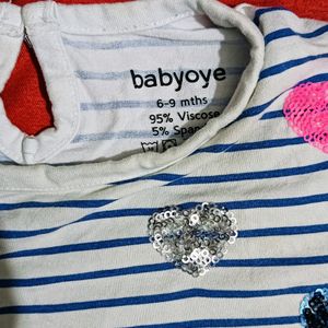 Combo Of baby Girl Clothes (6 To 12 Months)