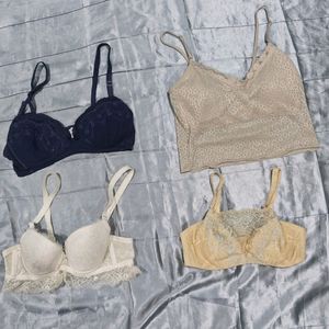 Combo Of 4 Bra