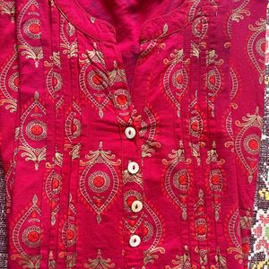 Red Festive Tunic