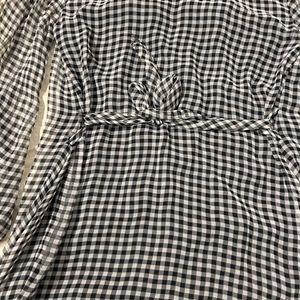 Beautiful Black White Checks Tunic Dress