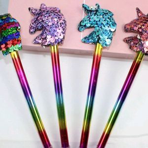 Unicorn Sequence Glitter Pens