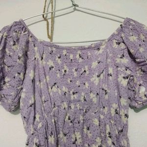 Lavender Dress For Casual DATE Wear