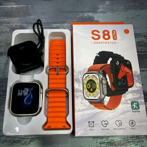 Ultra 8 Smart Watch With LED Touch Display