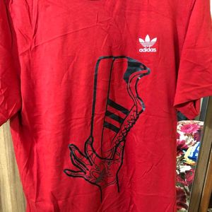 Adidas Red Tshirt