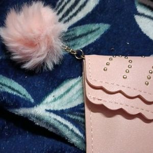 Cute Wallet With Two Pockets And Many Locks