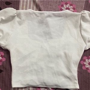 White Crop Top For Women