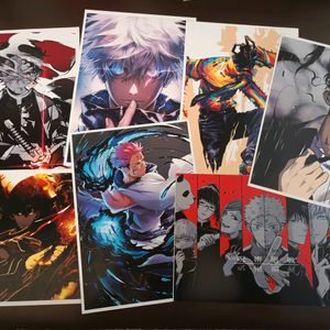 Pack Of 6 Anime Posters