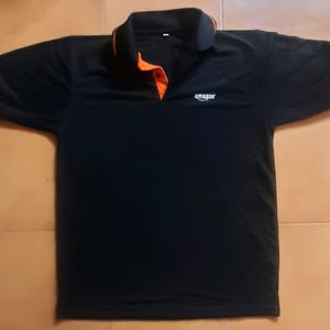 Black T-Shirt Half Sleeve | XL