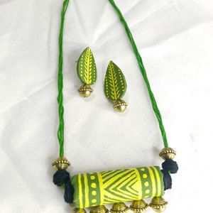 Handmade Fabric Necklace