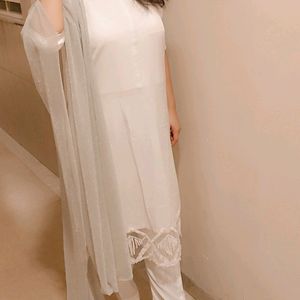 White Kurti